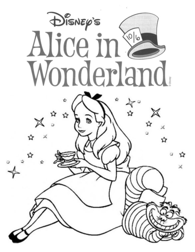 Alice In Wonderland Coloring Book