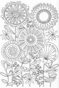 Flower Garden Coloring Pages Printable Free Coloring Sheets