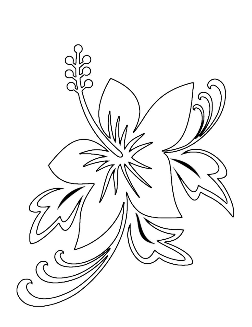 Flower Colouring Pages Printable