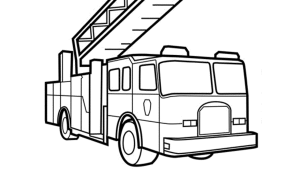 Fire Trucks Coloring Page childrencoloring.us