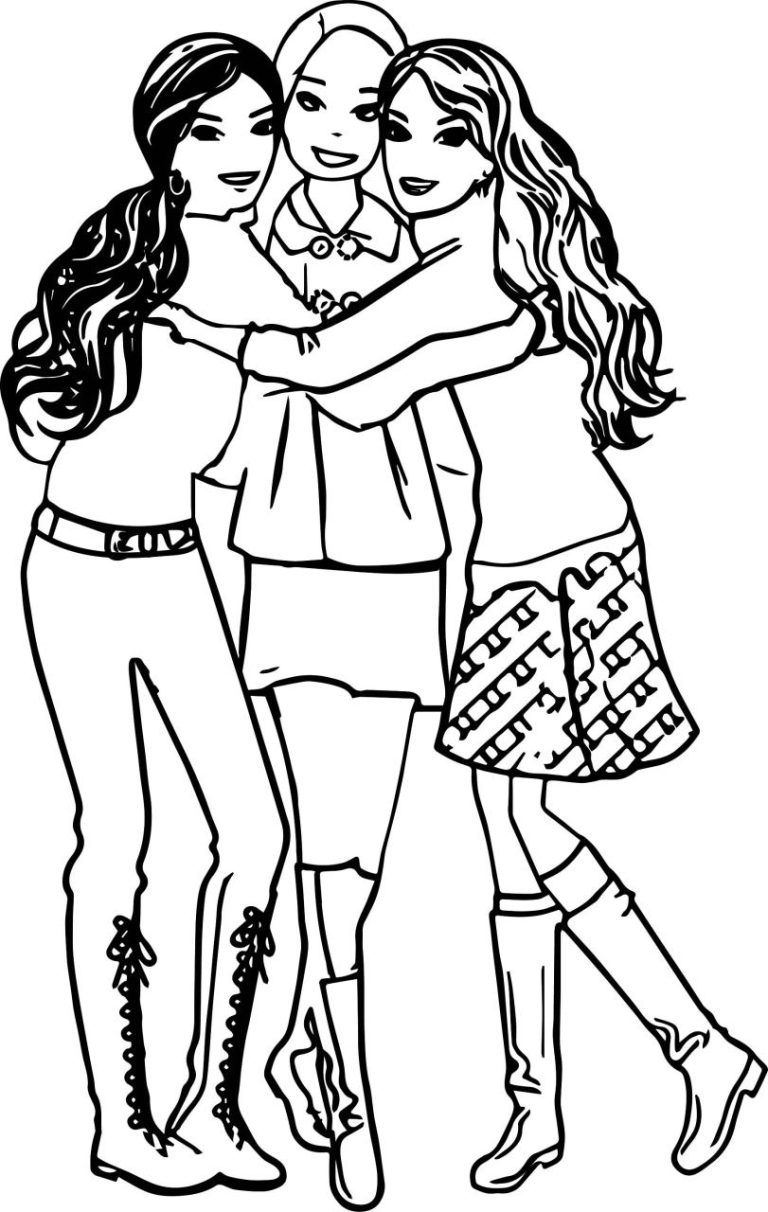 Coloring Pages For Best Friends