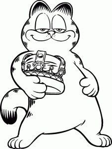 Free Garfield the Cat Coloring Pages For Kids