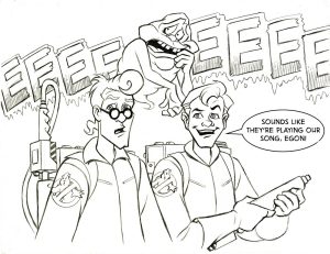 Ghostbusters Car Coloring Pages at Free printable