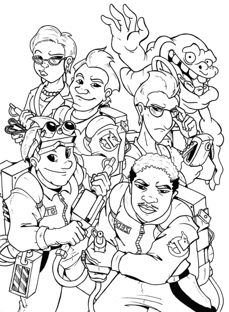 Ghostbusters Coloring Book Pdf