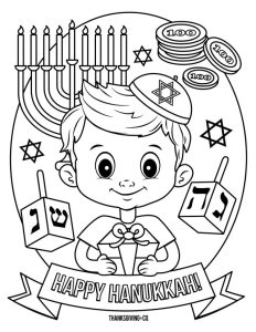 25+ Inspired Image of Hanukkah Coloring Pages