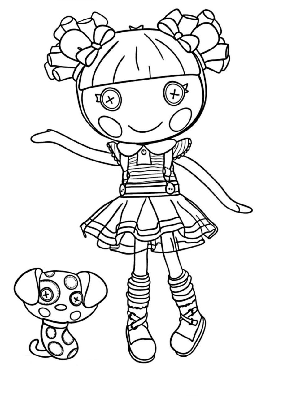 Lalaloopsy coloring pages for girls. to print for free