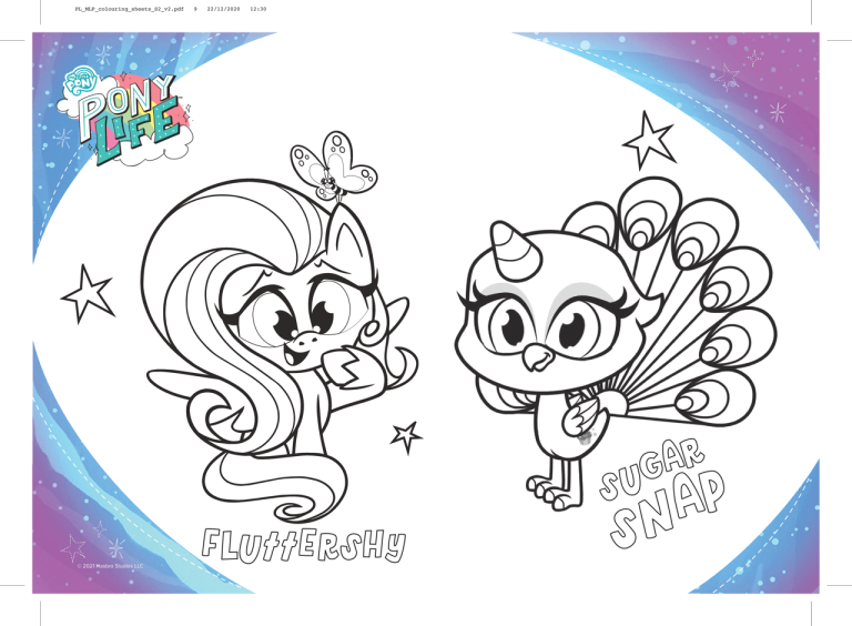 Pony Life Coloring Pages