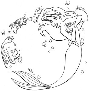 Little Mermaid Coloring Pages at GetDrawings Free download
