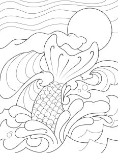 Mermaid Tail Drawing at GetDrawings Free download
