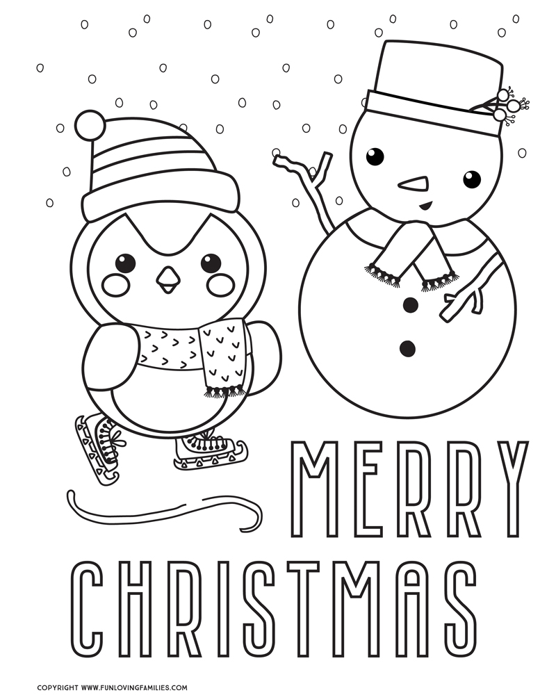 Christmas Coloring Pages (Free Printables) Fun Loving Families