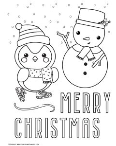 Christmas Coloring Pages (Free Printables) Fun Loving Families