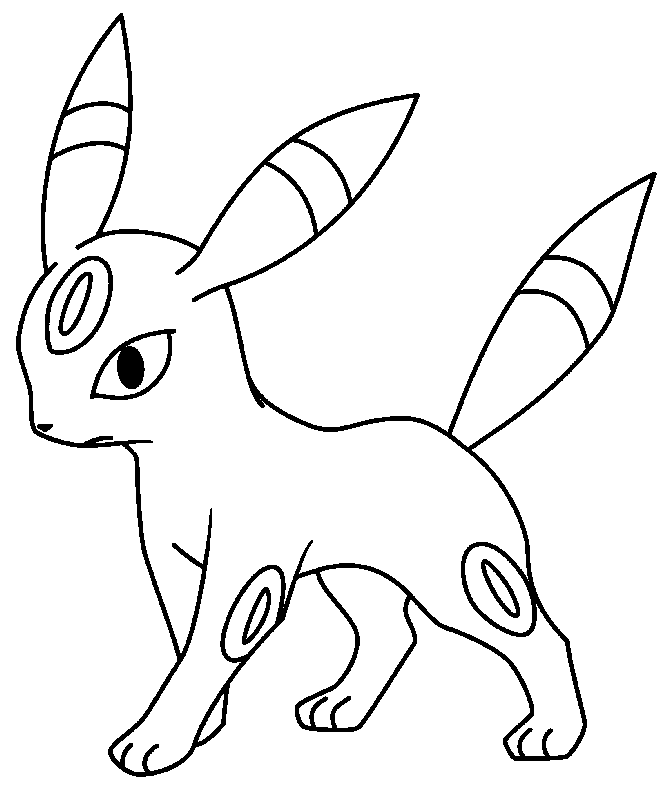 Eevee Evolutions Coloring Pages To Print