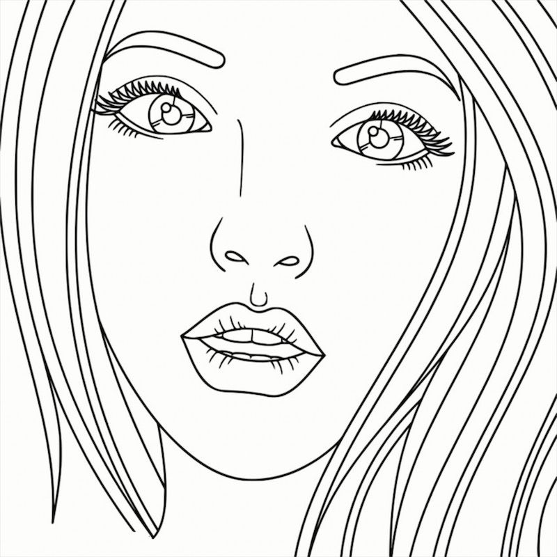Coloring Page People