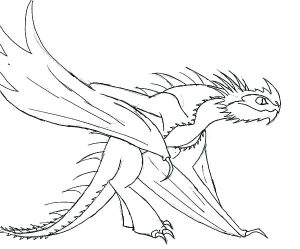 Night Fury Coloring Pages at GetDrawings Free download