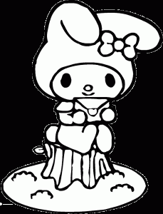 Free Kuromi Coloring Pages, Download Free Kuromi Coloring Pages png
