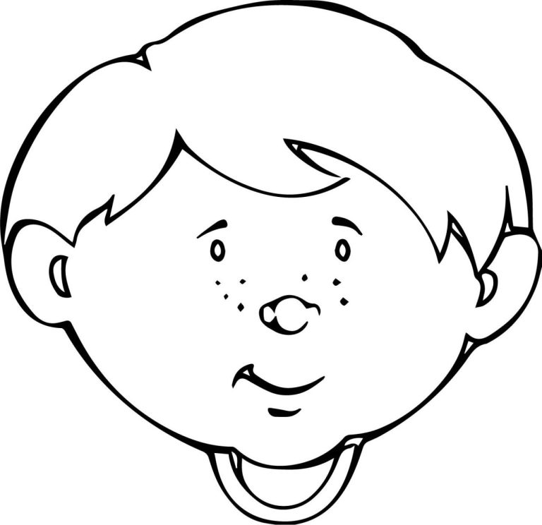 Coloring Pages Of Faces