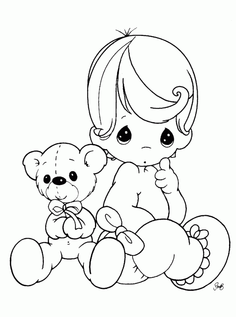 Precious Moments Coloring Pages To Print For Free