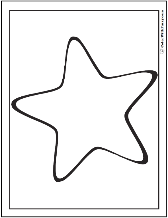 60 Star Coloring Pages Customize And Print Adfree PDF