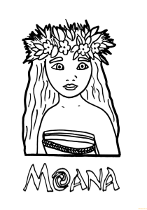 Princess Moana Coloring Page Free Coloring Pages Online