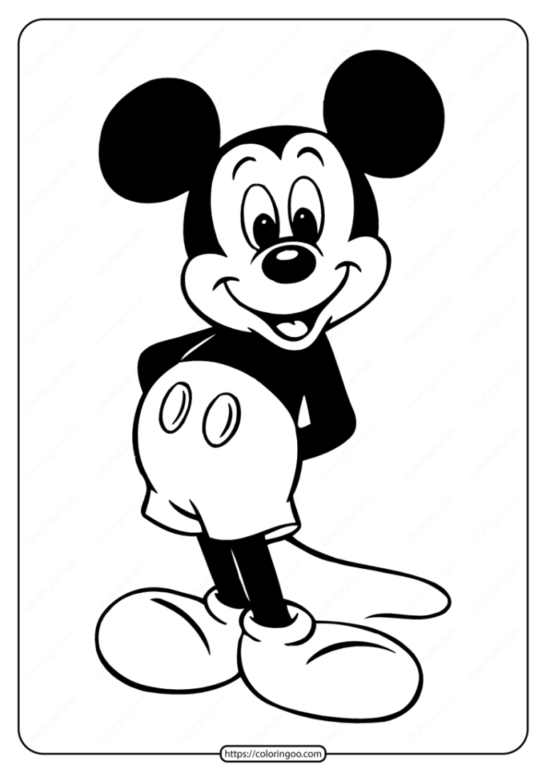 Mickey Color Page
