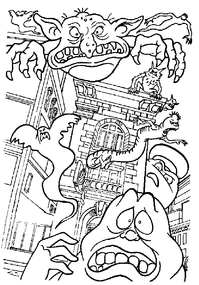 Coloring Pages Ghostbusters