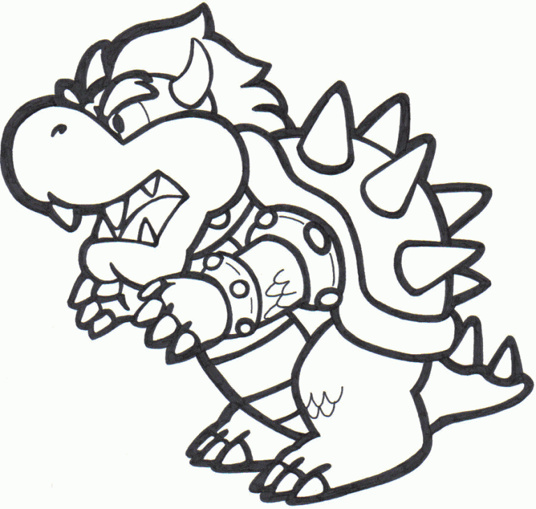 Bowser Coloring Picture