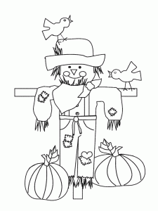 Scarecrow Coloring Pages Coloring Pages To Print