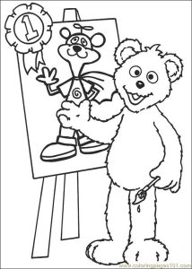 Sesame Street 26 Coloring Page Free Sesame Street Coloring Pages