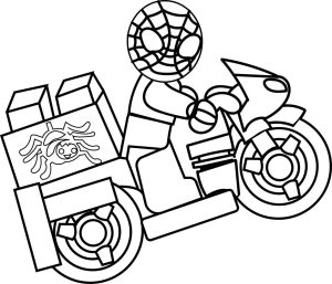 Spiderman Car Coloring Pages at Free printable