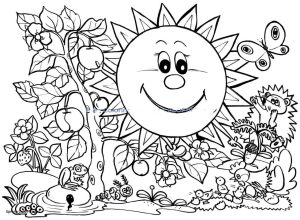Spring Coloring Pages Pdf at Free printable