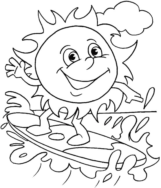 Download Free Printable Summer Coloring Pages for Kids!