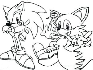 Tails The Fox Coloring Pages at GetDrawings Free download