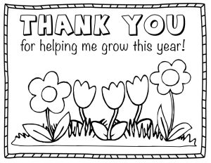 Thank You Coloring Pages For Kids at GetDrawings Free download