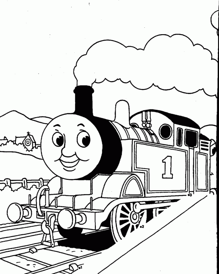 Thomas The Train Coloring Pages