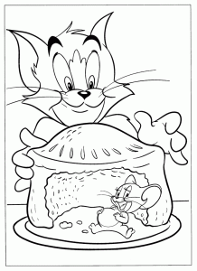 tom and jerry coloring pages Minister Coloring