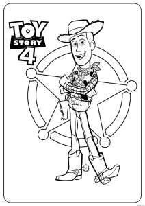 Toy Story 4 Coloring Pages 1NZA