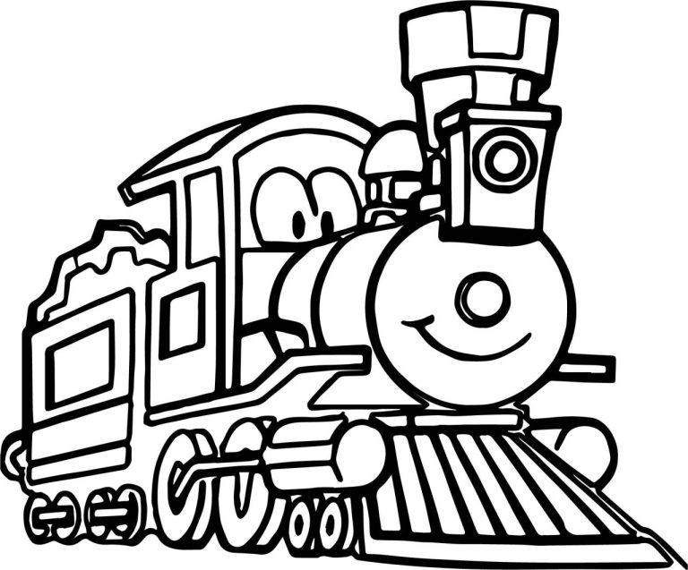 Train Coloring Pages Free Download