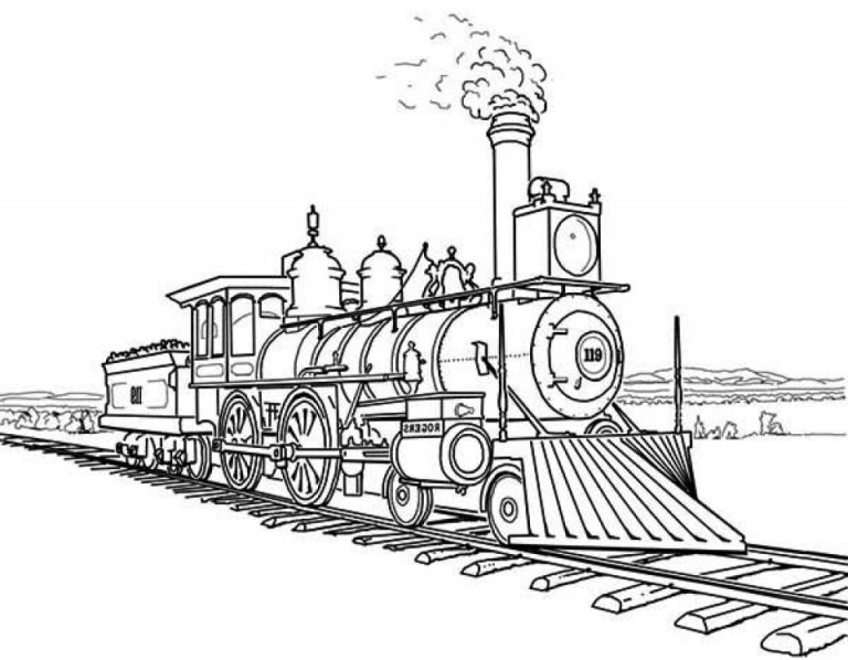 Train Coloring Pages Online