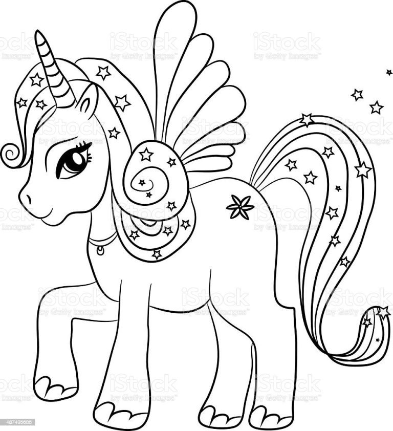 Coloring Pages Of Unicorns