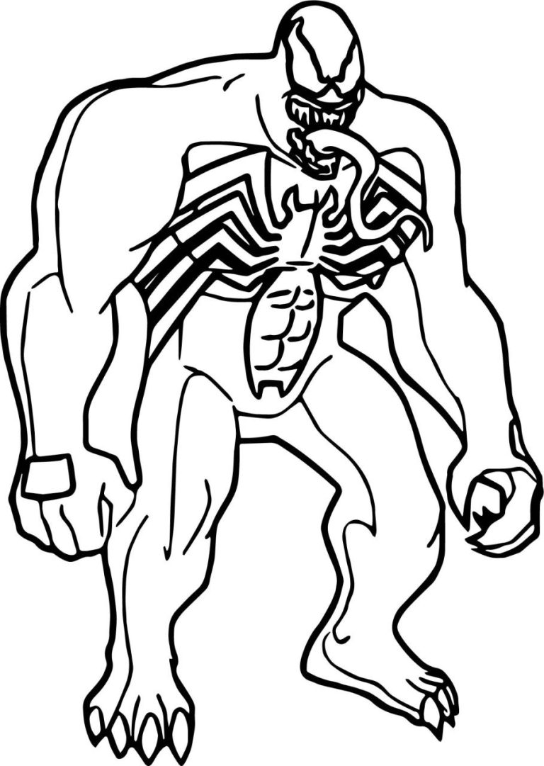 Coloring Pages Of Venom