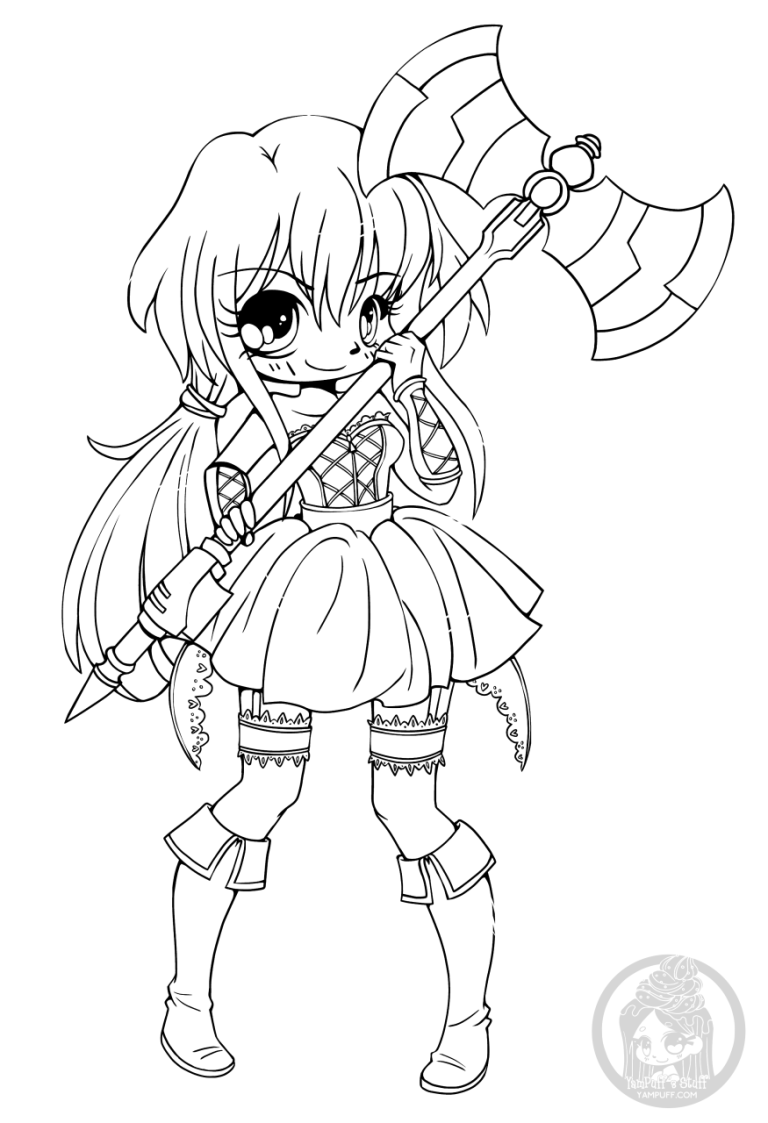 Chibi Coloring Pages