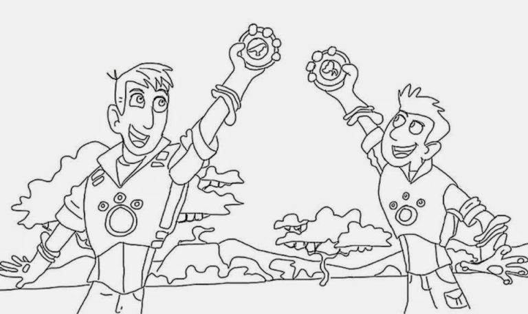 Wild Kratts Coloring Pages Pbs