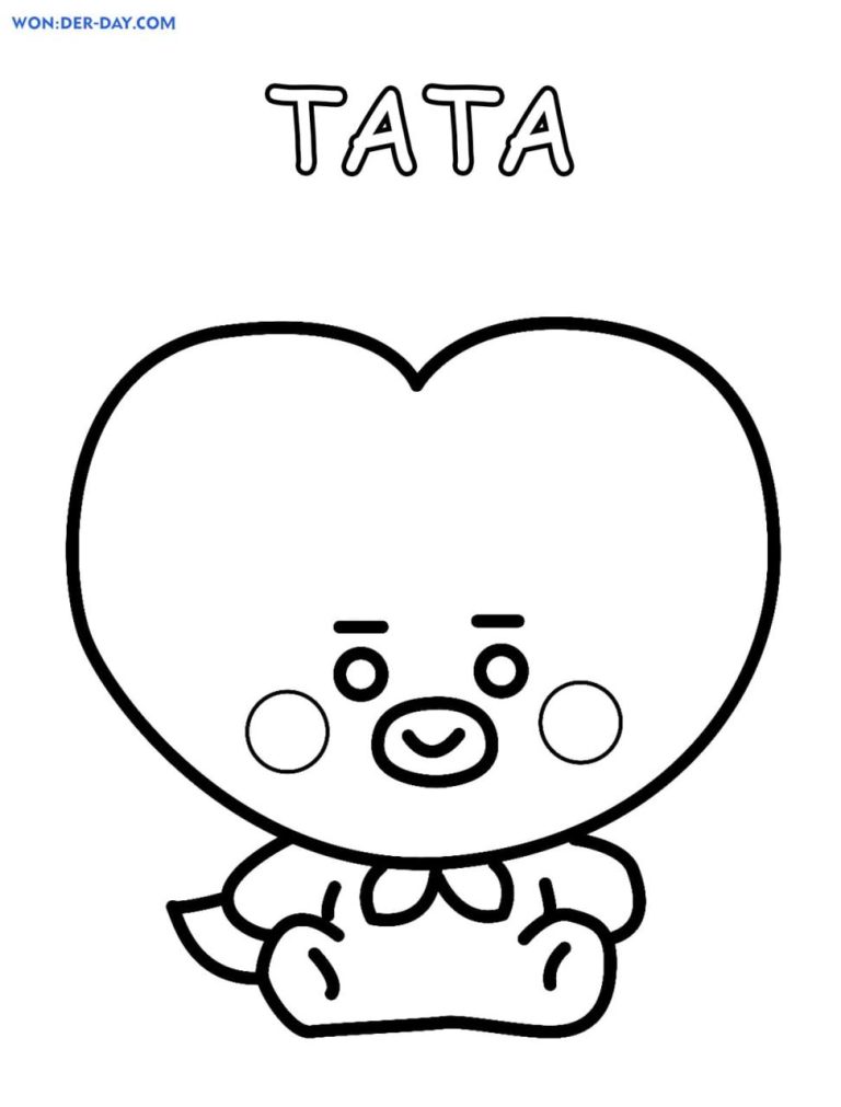 Bt21 Coloring Pages