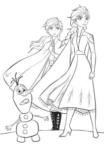 Frozen 2 Elsa And Anna Coloring Pages Coloring Home