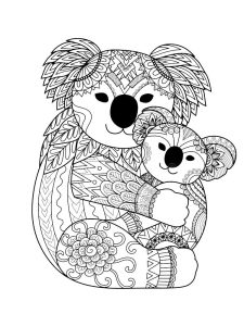 Koala Coloring Pages For Kids Top 10 koala coloring pages for kids
