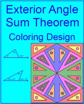 Triangle Angle Sum Theorem Worksheet Pdf