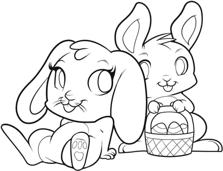 Coloring Page Bunny