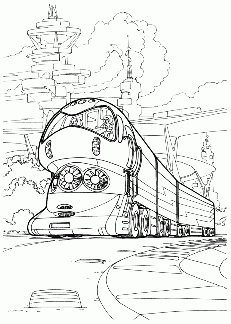 Coloring Pages Train