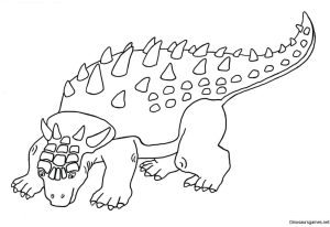 Ankylosaurus Dino Coloring Page Dinosaur Coloring Pages