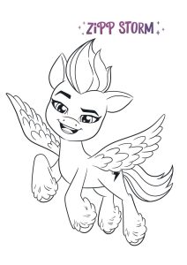 My Little Pony A New Generation movie coloring pages